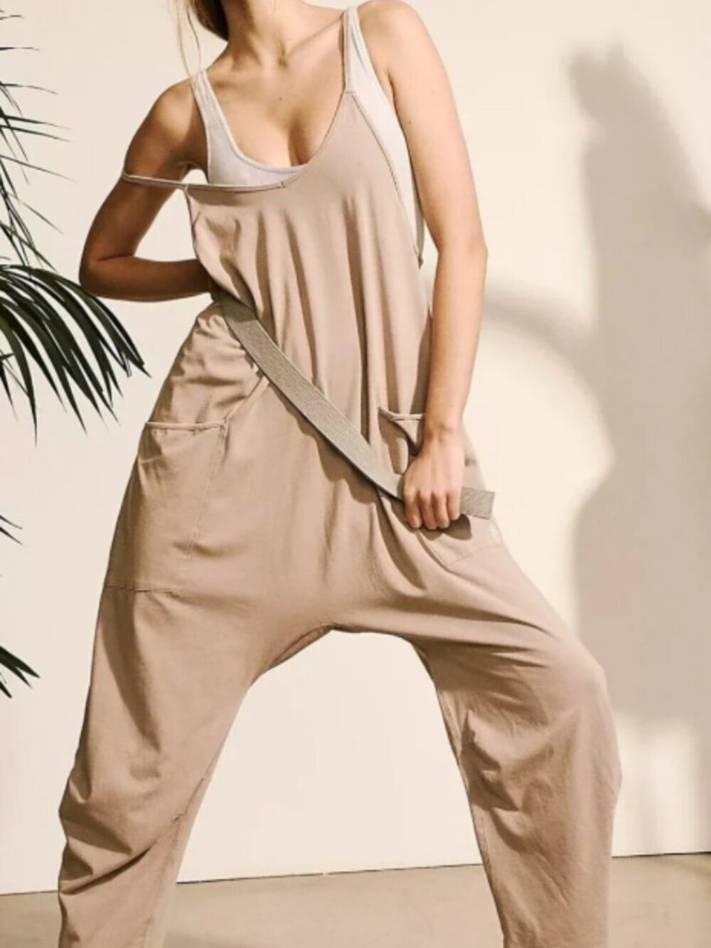 Free People Hot Shot Onsie Medium Mocha Latte - Picture 4 of 11
